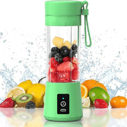 Portable Blender With USB Rechargeable Fruit Juice Mixer Portable Electric Mini Juicer